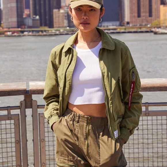 Alpha Industries Bomber Jacket CWU 36/P MOD W, OG-107 GREEN - Picture 10 of 10